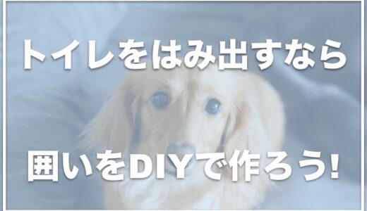 犬のトイレはみ出し防止のためにはDIYで囲いを作ろう！100均のプラダンがおすすめ？