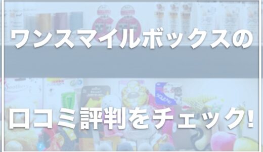 ワンスマイルボックスのクーポンはある？評判や口コミ・中身をチェック！