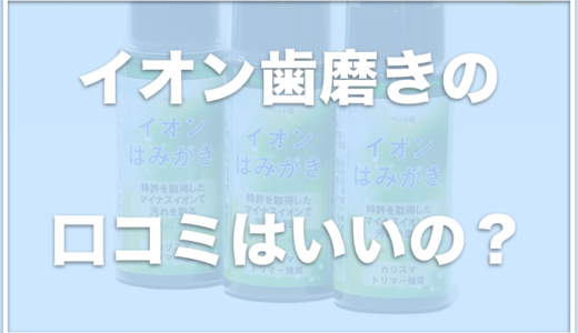 イオン歯磨き(犬用)の口コミは良いの？歯石が塗るだけで取れるのかチェック！