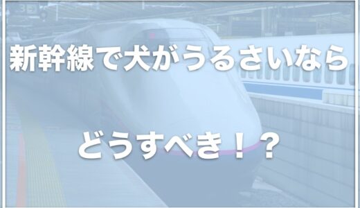 新幹線で犬がうるさい場合どうすべき！？断られた人もいる？キャリーのおすすめも調査！