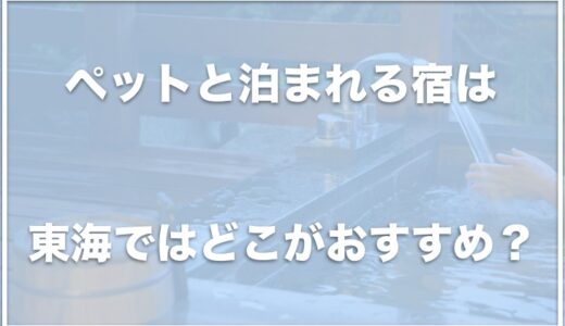 ペットと泊まれる宿で露天風呂付きの客室は東海ではココ！愛知県や三重県にある？おすすめの宿をチェック