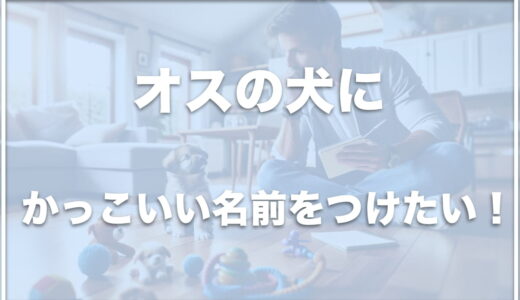 犬の名前でオスにかっこいい名前をつけたい！2文字でかっこいい名前を紹介！