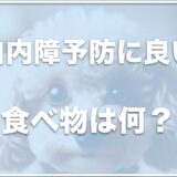 犬の白内障予防に良い食べ物は？白内障に効く食べ物・目に良い食べ物は抗酸化作用がポイント